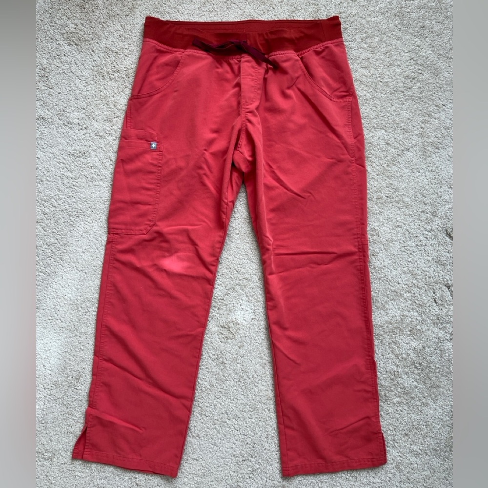 Figs High Waisted Scrub Pants Size Large Petite - Picture 3 of 8